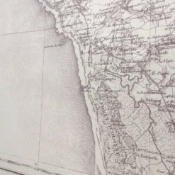 Carte ancienne Vendée côte ouest France 1930