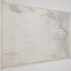 Carte côte ouest France de Belle île à l’île D’Yeu