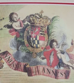 Carte d'Annecy. Reproduction 1682