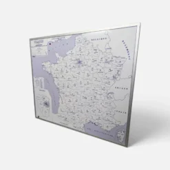 Carte de France administrative encadrée
