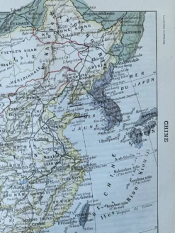 Carte de la Chine - 20x29cm