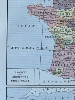 Carte de la France - 20x29cm