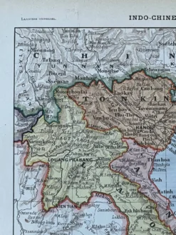 Carte de l'Indo-Chine - 20x29cm