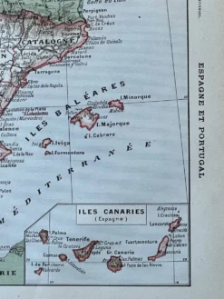 Carte d'Espagne - 20x29cm 1922