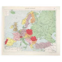 Carte Europe 1950