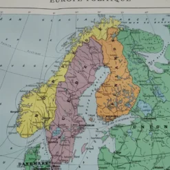 Carte Europe 1950