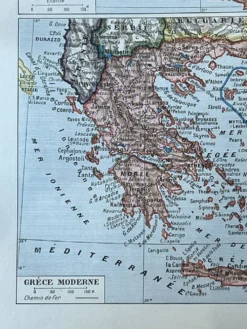 Carte Grèce - 20x29cm