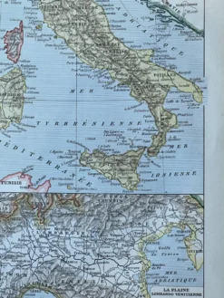 Carte Italie - 20x29cm