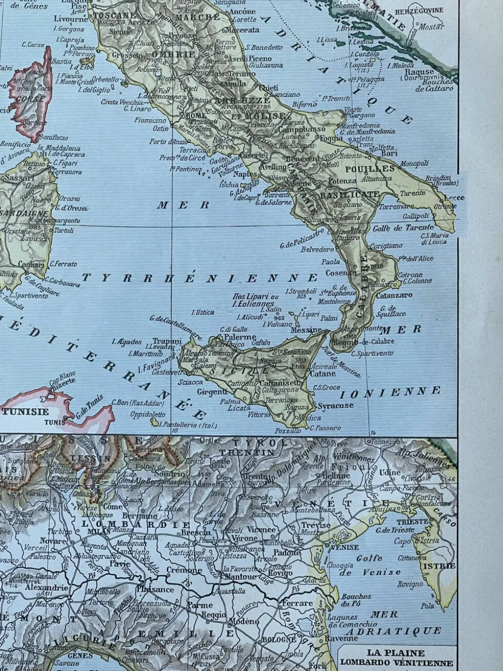 Carte Italie - 20x29cm