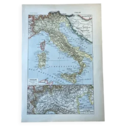 Carte Italie - 20x29cm