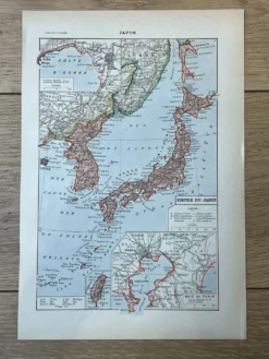 Carte Japon - 20x29cm