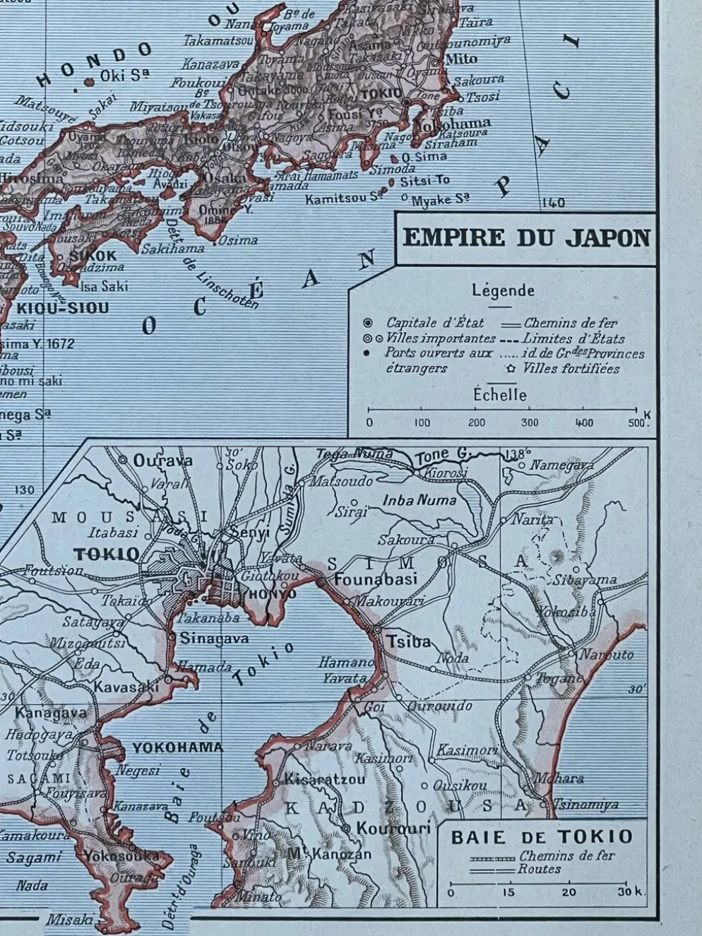 Carte Japon - 20x29cm