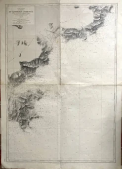 Carte marine ancienne - Du Cap Camarat au cap Roux en passant par St Tropez St Raphael Ste Maxime