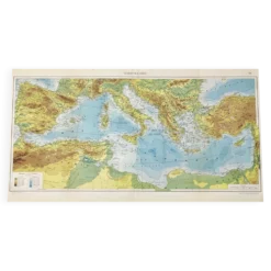 Carte Méditerranée 1950