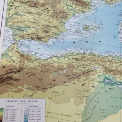 Carte Méditerranée 1950