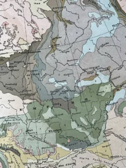 Carte originale d'Europe 37x48cm - 1888