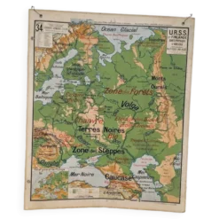 Carte scolaire vidal lablache - n°34 urss et finlande