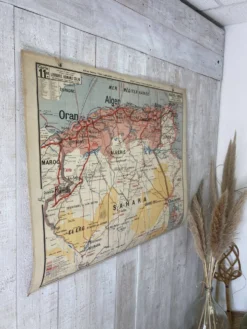 Carte scolaire vintage