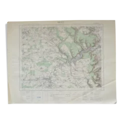 Carte vintage de Briey