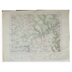 Carte vintage de Briey