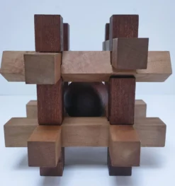 Casse-tête bois XL années 80
