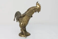 Cendrier coq 1960 en régule signé FC