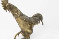 Cendrier coq 1960 en régule signé FC