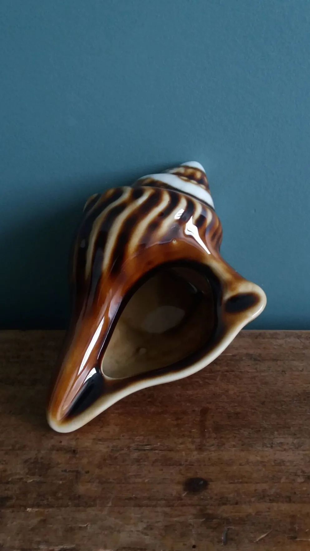 Cendrier coquillage en céramique