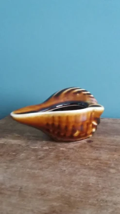 Cendrier coquillage en céramique