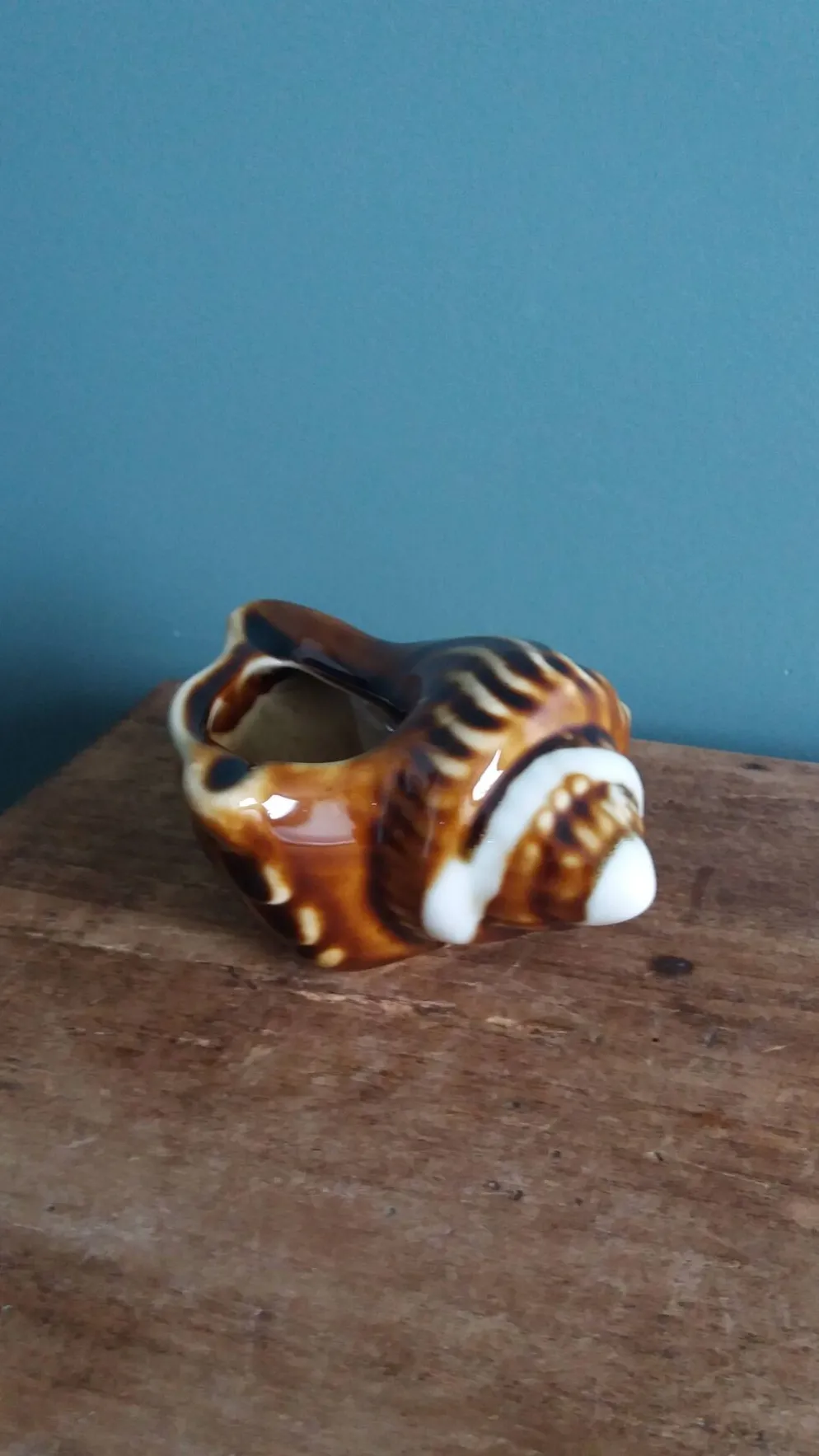 Cendrier coquillage en céramique