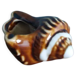 Cendrier coquillage en céramique