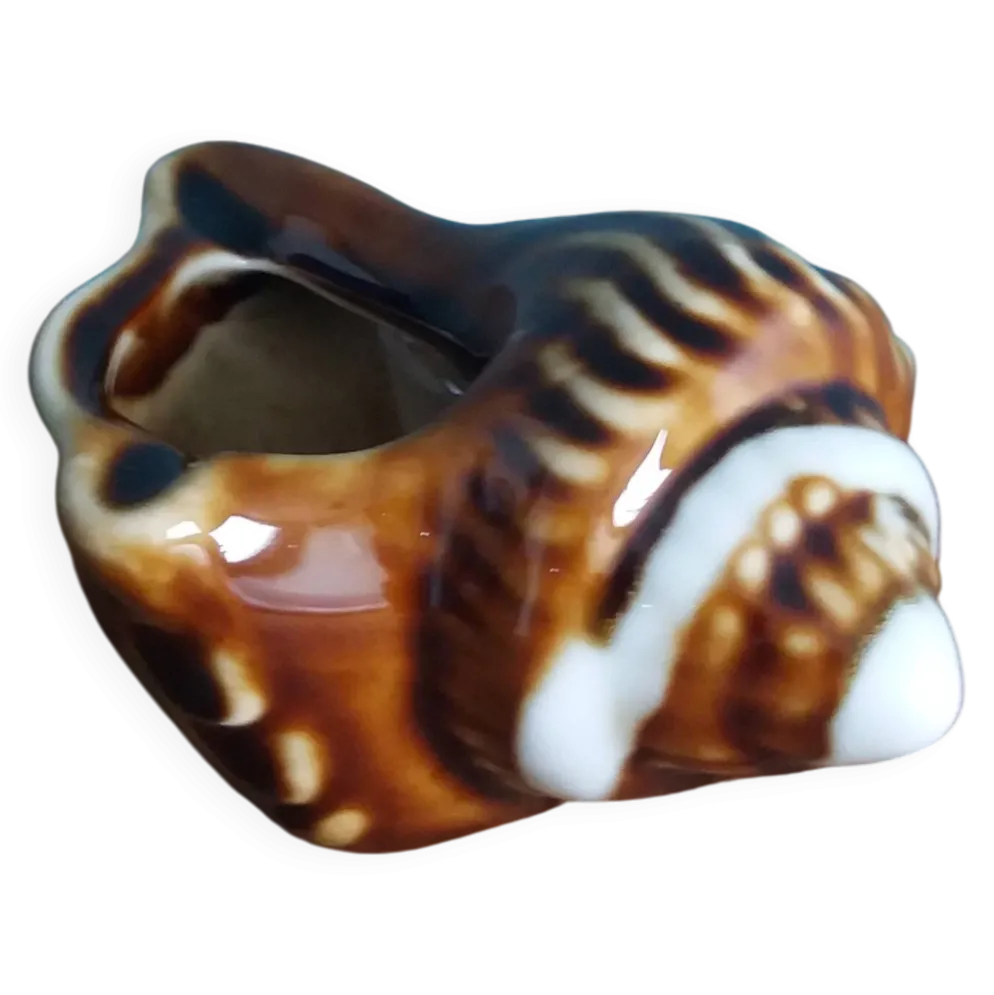 Cendrier coquillage en céramique