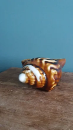 Cendrier coquillage en céramique