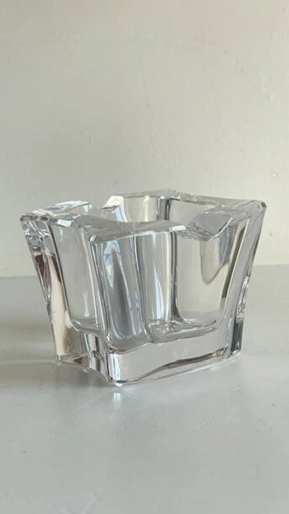 CENDRIER Cristal forme Libre VINTAGE