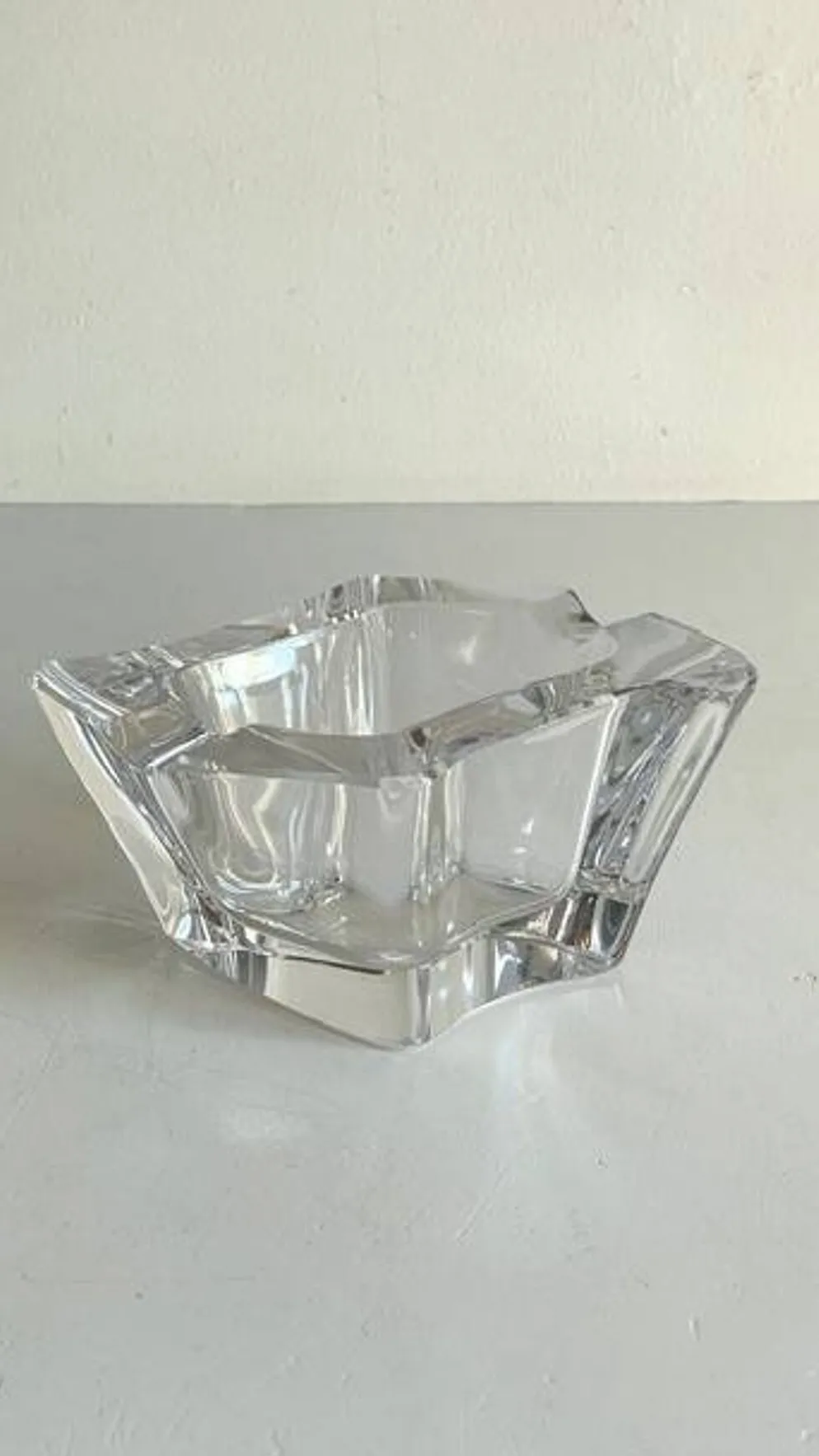CENDRIER Cristal forme Libre VINTAGE