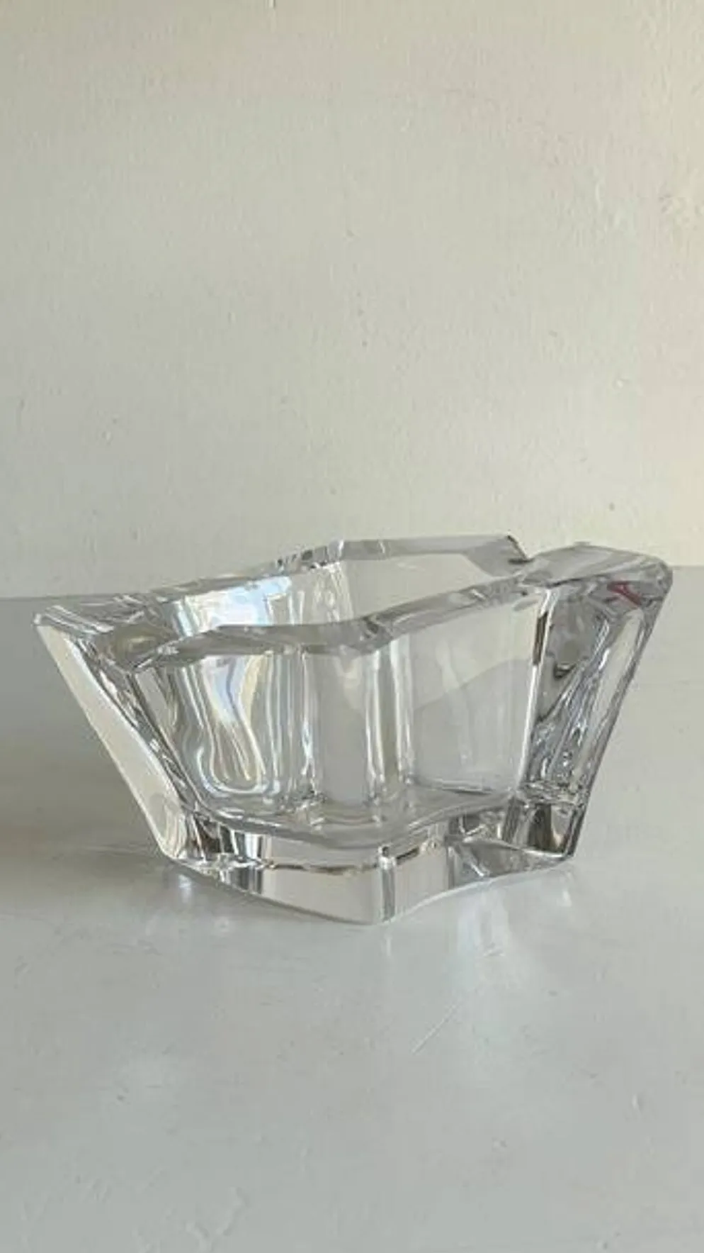CENDRIER Cristal forme Libre VINTAGE
