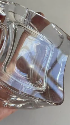 CENDRIER Cristal forme Libre VINTAGE