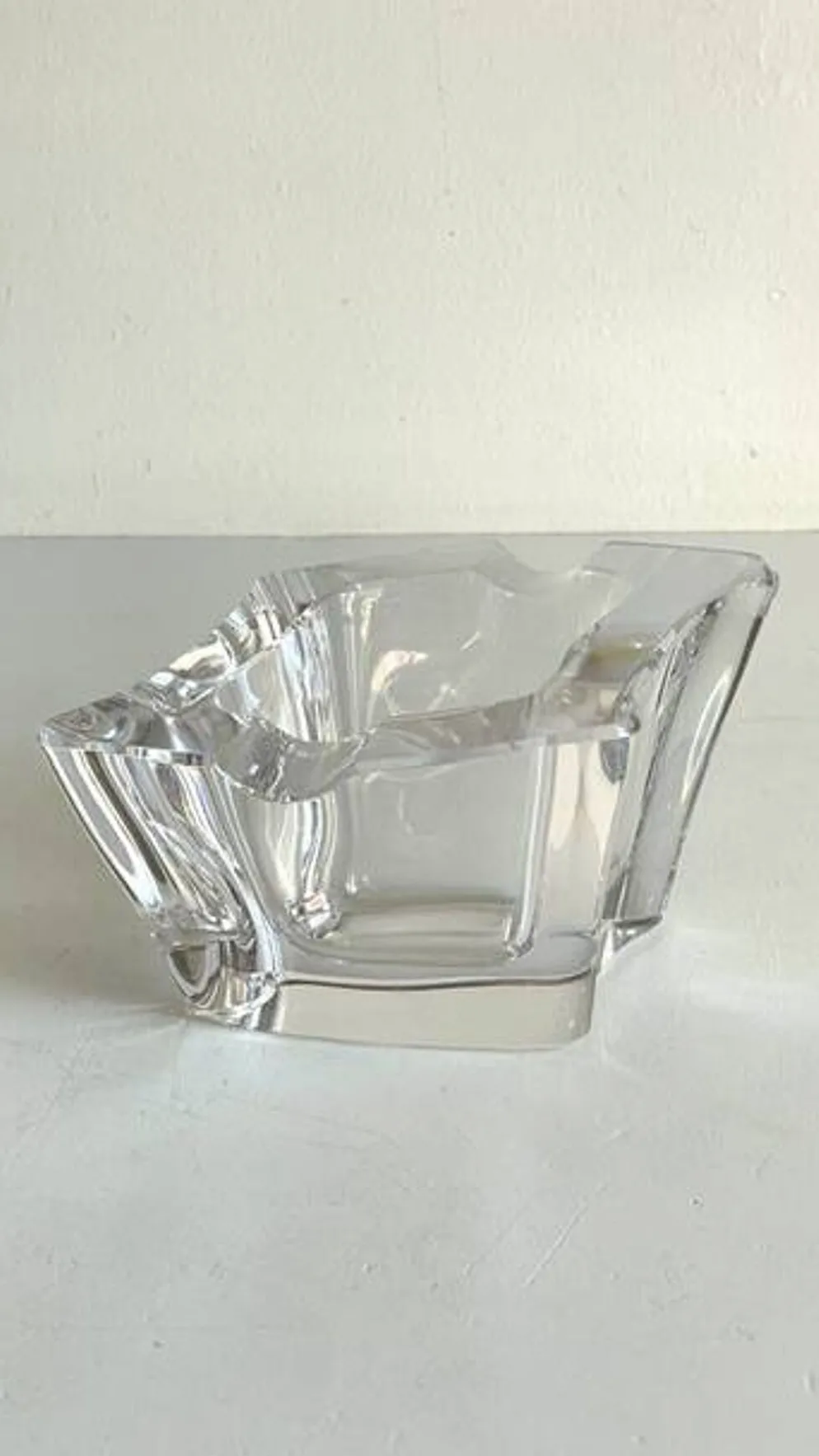 CENDRIER Cristal forme Libre VINTAGE