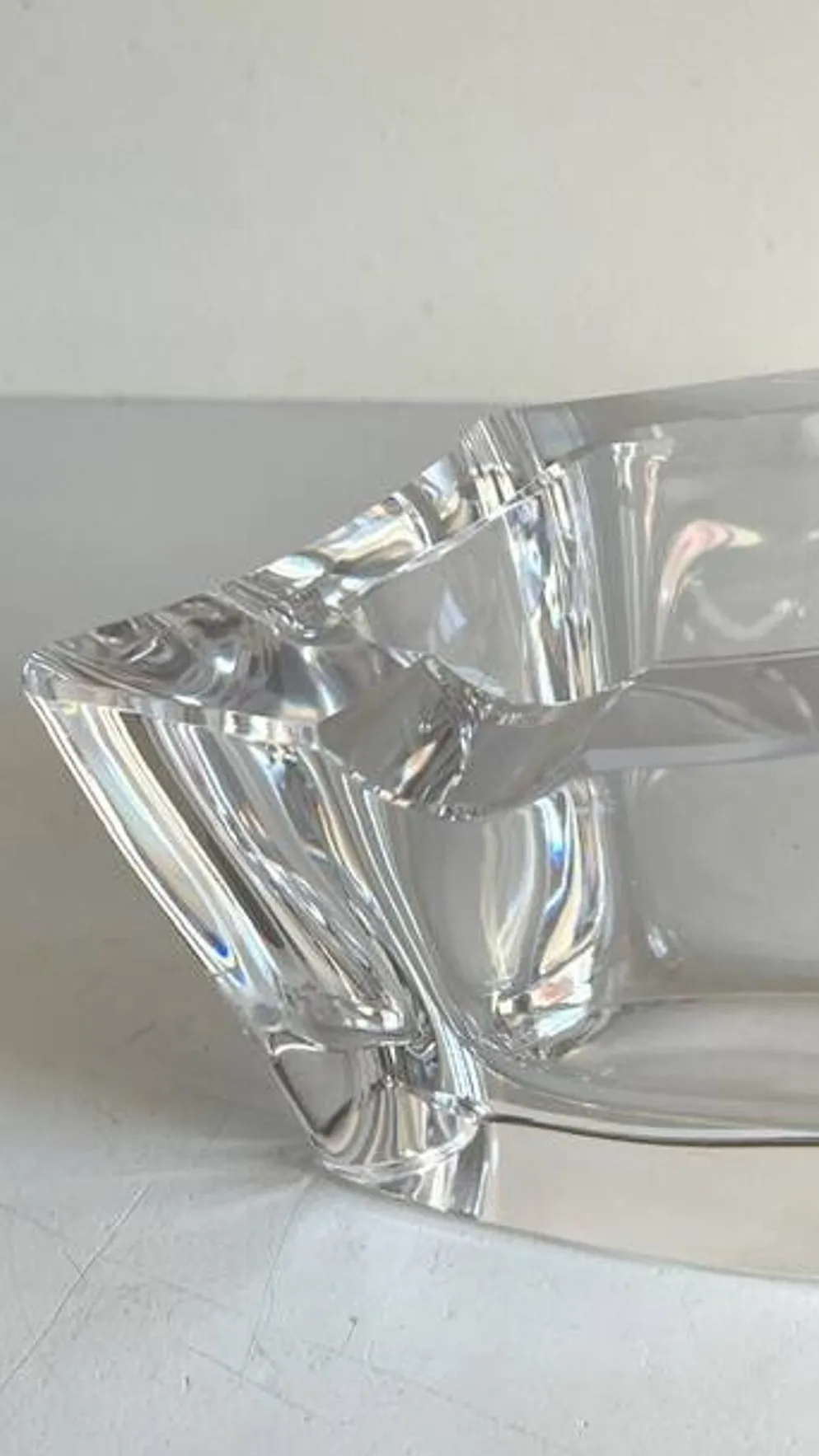 CENDRIER Cristal forme Libre VINTAGE