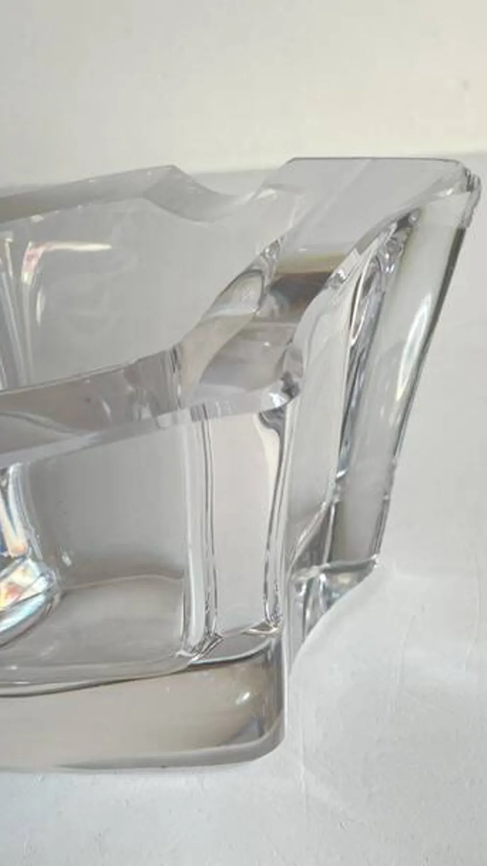 CENDRIER Cristal forme Libre VINTAGE