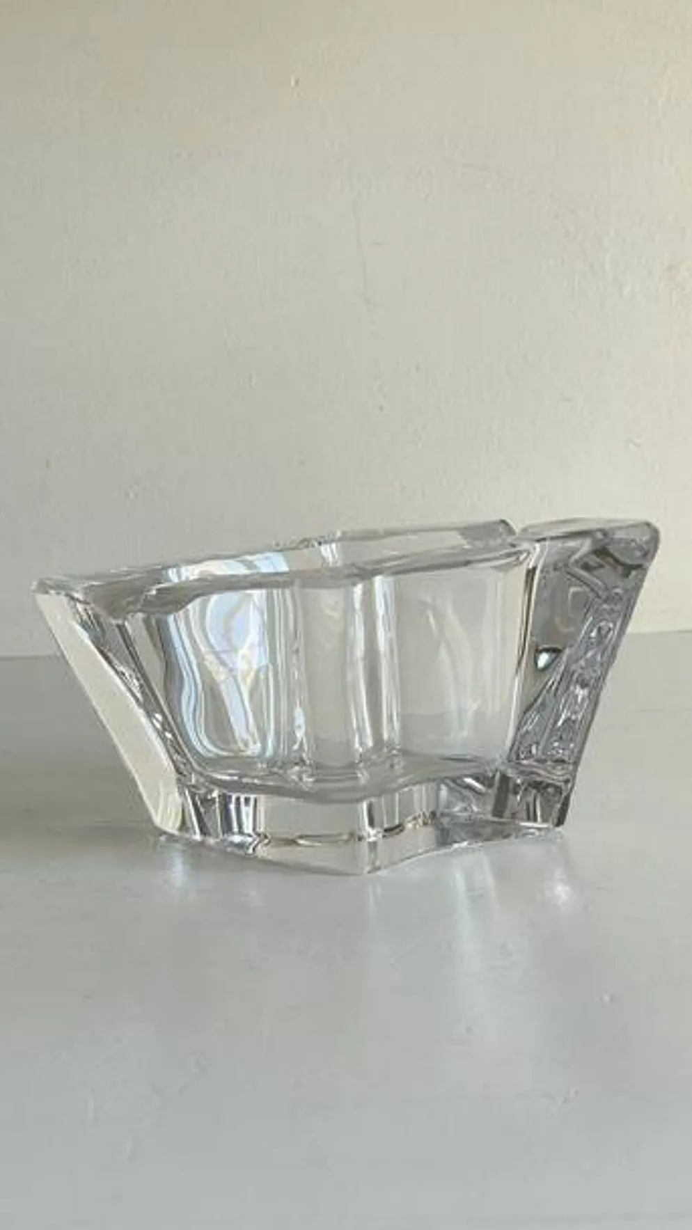 CENDRIER Cristal forme Libre VINTAGE
