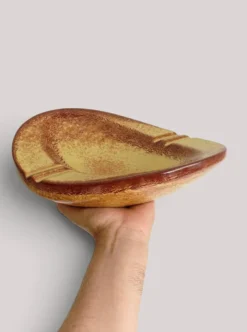 Cendrier en céramique Bertoncello Large ou Vide-Poche par Roberto Rigon, années 1970.