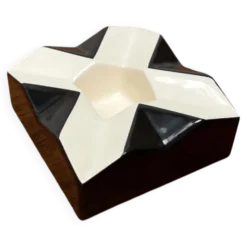Cendrier en céramique repro Bauhaus moderne par Vlastislav Hofman pour Modernista