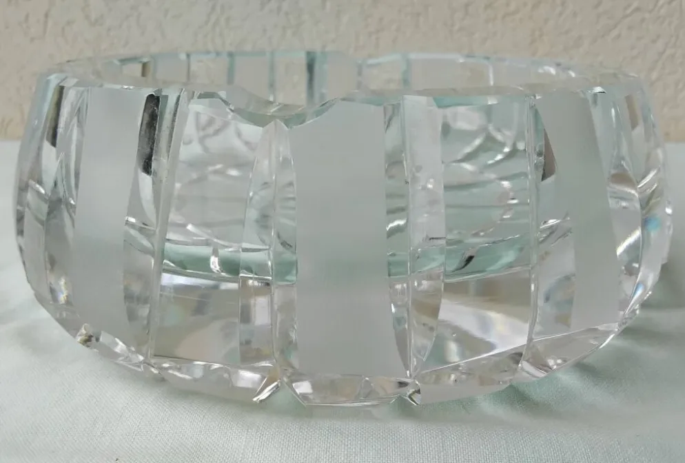 Cendrier en cristal