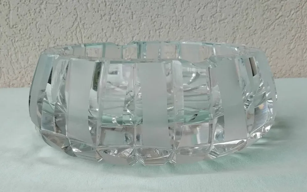 Cendrier en cristal