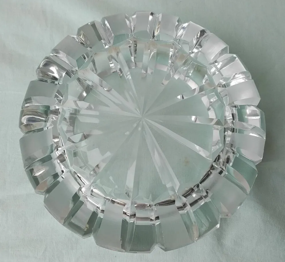Cendrier en cristal