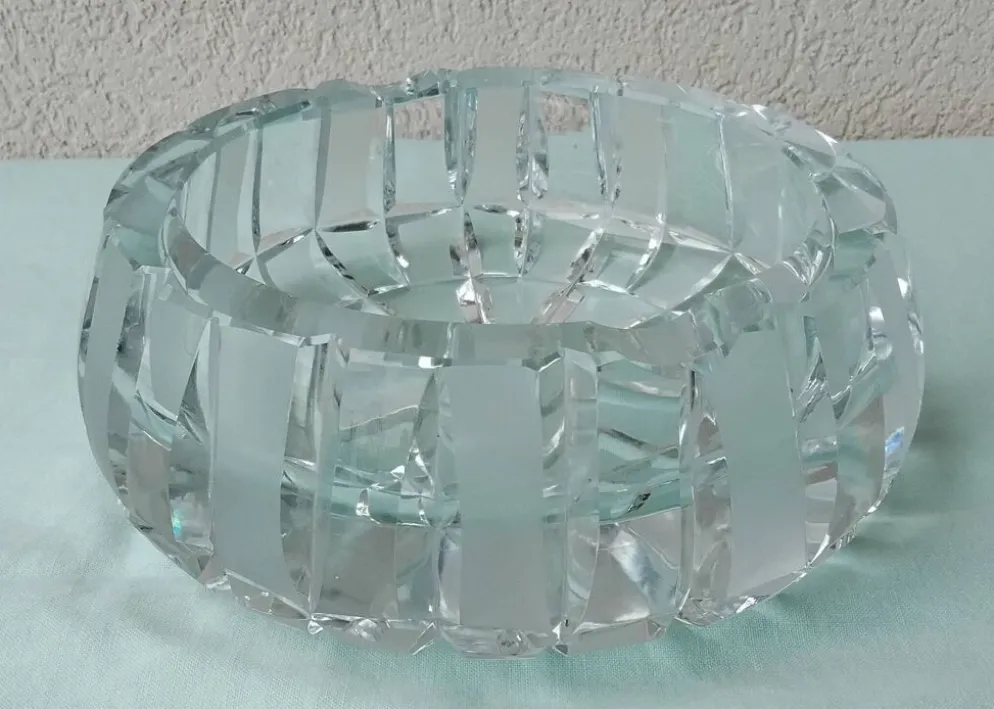 Cendrier en cristal