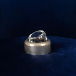 Cendrier en cristal et métal Joe Colombo Biglia pour Arnolfo di Cambio Italie 1970