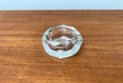 Cendrier en cristal vintage, années 1970