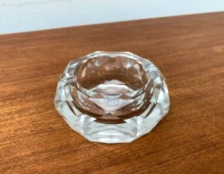 Cendrier en cristal vintage, années 1970